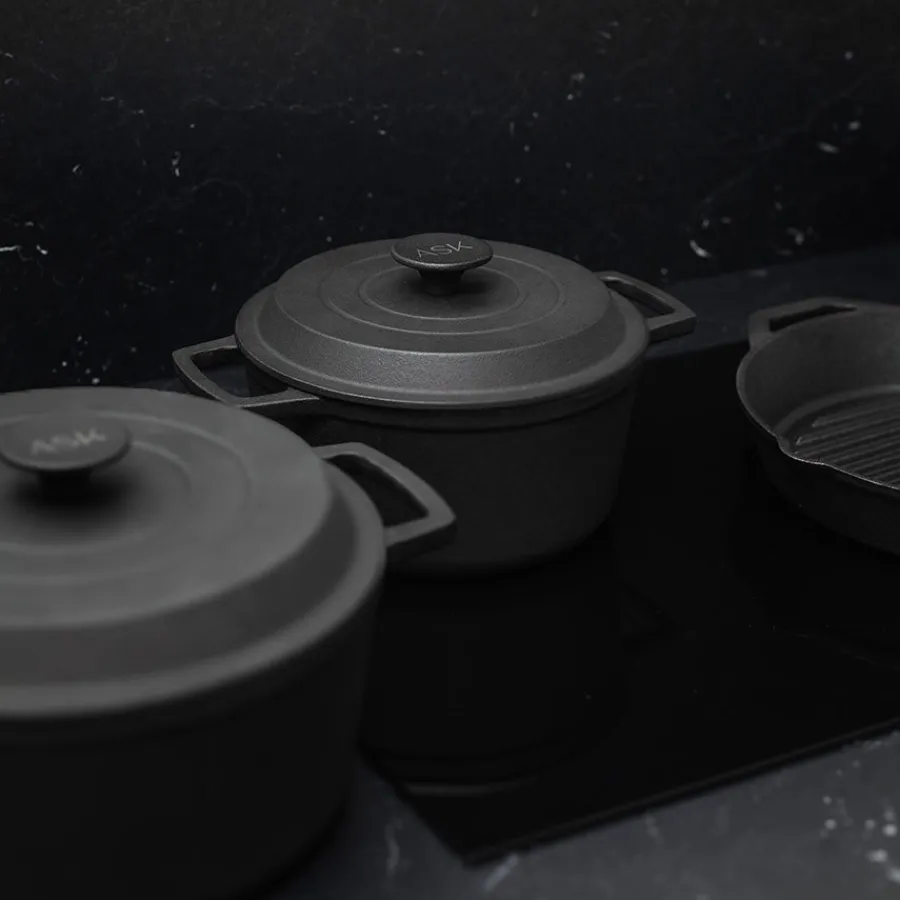 Malm Støpejernsgryte Uten Emalje 4,2L<ASK Best