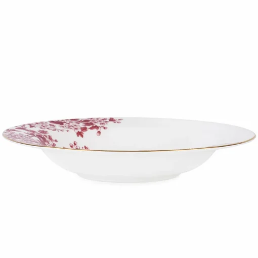 ByTimo Dyp Tallerken 23cm Burgunder<PORSGRUNDS PORSELÆNSFABRIK Outlet