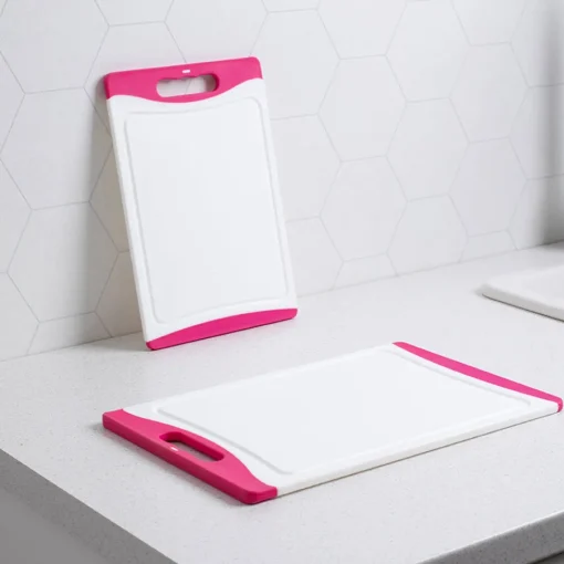 Kitchenline Skjærebrett Antibakteriell 2pk Rosa<CHRISTIANIA 1739 Online