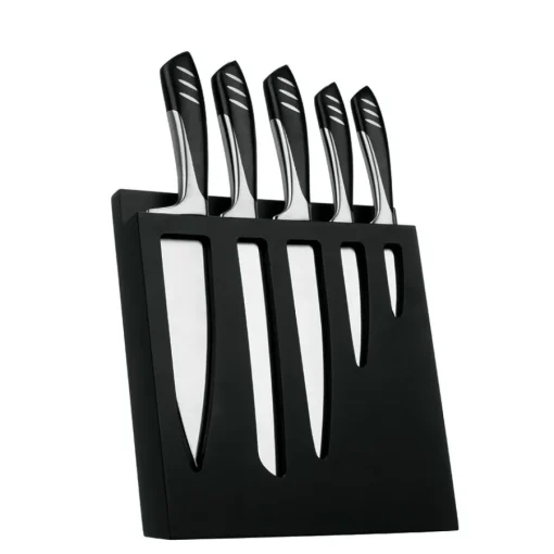 Nagasaki Knivblokk Sort m/5 Kniver<CHRISTIANIA 1739 Best
