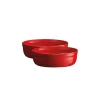 Creme Brulee Form 2pk 13cm Rød<EMILE HENRY New
