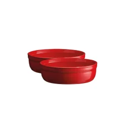 Creme Brulee Form 2pk 13cm Rød<EMILE HENRY New
