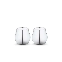 Cafu Telys Holder 2 stk Rustfritt Stål<GEORG JENSEN Best