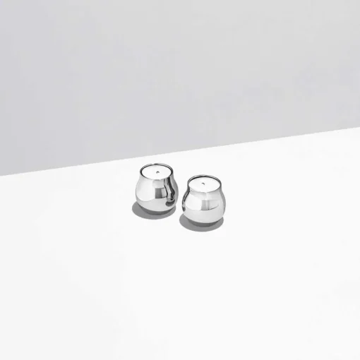 Cafu Telys Holder 2 stk Rustfritt Stål<GEORG JENSEN Best