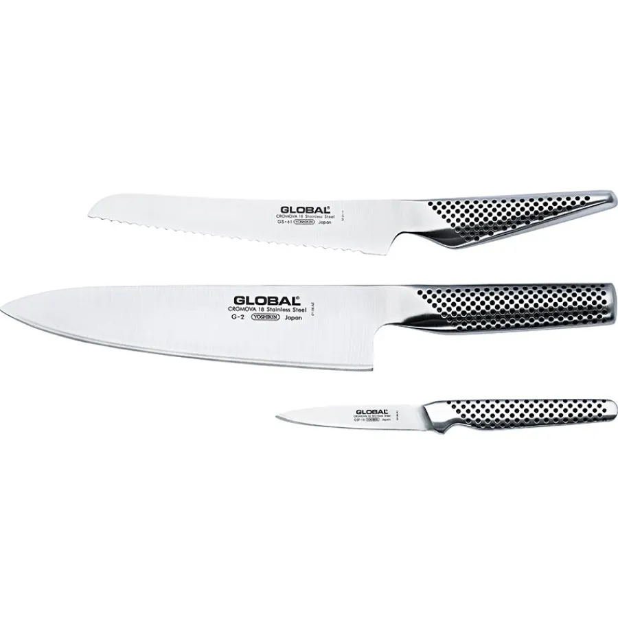 Knivsett 3 Kniver<GLOBAL Discount