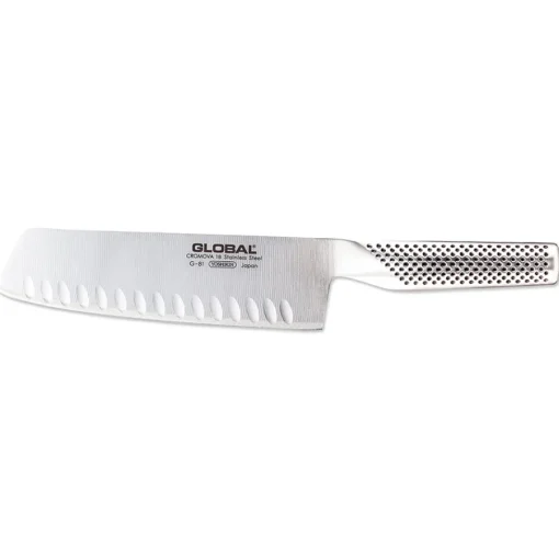 Grønnsakskniv Hulslipt 18cm<GLOBAL New