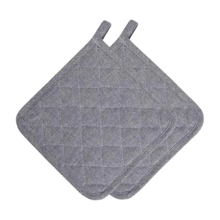 Gryteklut Blå 22x22cm Eco 2pk<CHRISTIANIA 1739 Best