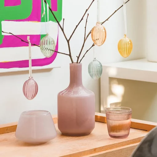 Dugg Lyslykt 8,5cm Rosa<HADELAND GLASSVERK Outlet