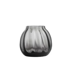 Ella Lyslykt 90mm Røkgrå<HADELAND GLASSVERK