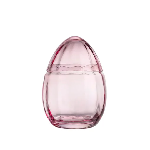 Glassegg m/Lokk Rosa 15cm<HADELAND GLASSVERK Discount