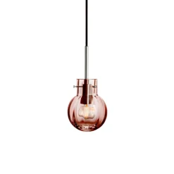 Krystallkule Taklampe<HADELAND GLASSVERK New