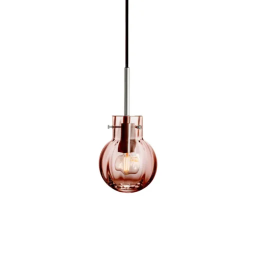 Krystallkule Taklampe<HADELAND GLASSVERK New