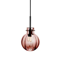 Krystallkule Taklampe<HADELAND GLASSVERK New