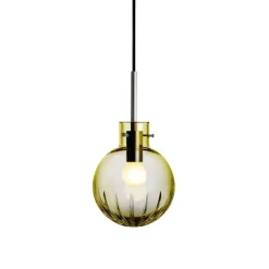 Krystallkule Taklampe Stor Stjerne Oliven<HADELAND GLASSVERK Best