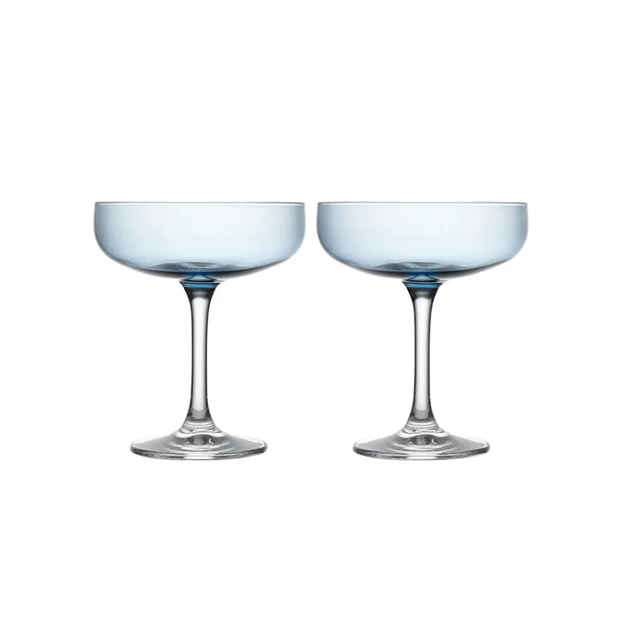 Odyssé Cavaskål Blå 25cl 2pk<HADELAND GLASSVERK Clearance