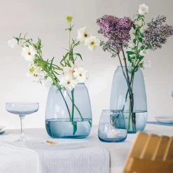 Siccori Vase 26cm Himmelblå<HADELAND GLASSVERK Sale