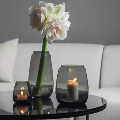 Siccori Vase 11cm Røkgrå<HADELAND GLASSVERK Discount