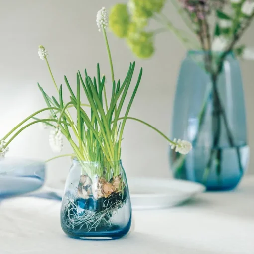 Siccori Vase 11cm Himmelblå<HADELAND GLASSVERK Online