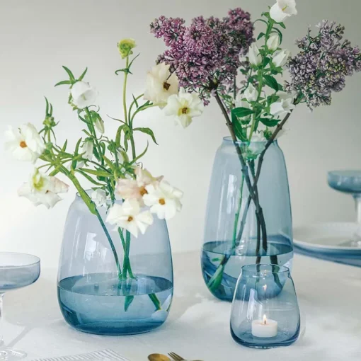 Siccori Vase 11cm Himmelblå<HADELAND GLASSVERK Online