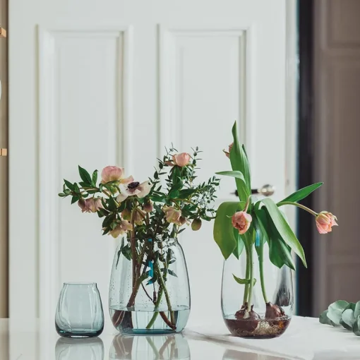 Siccori Vase 11cm Himmelblå<HADELAND GLASSVERK Online