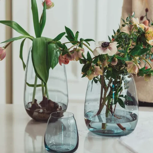 Siccori Vase 11cm Himmelblå<HADELAND GLASSVERK Online