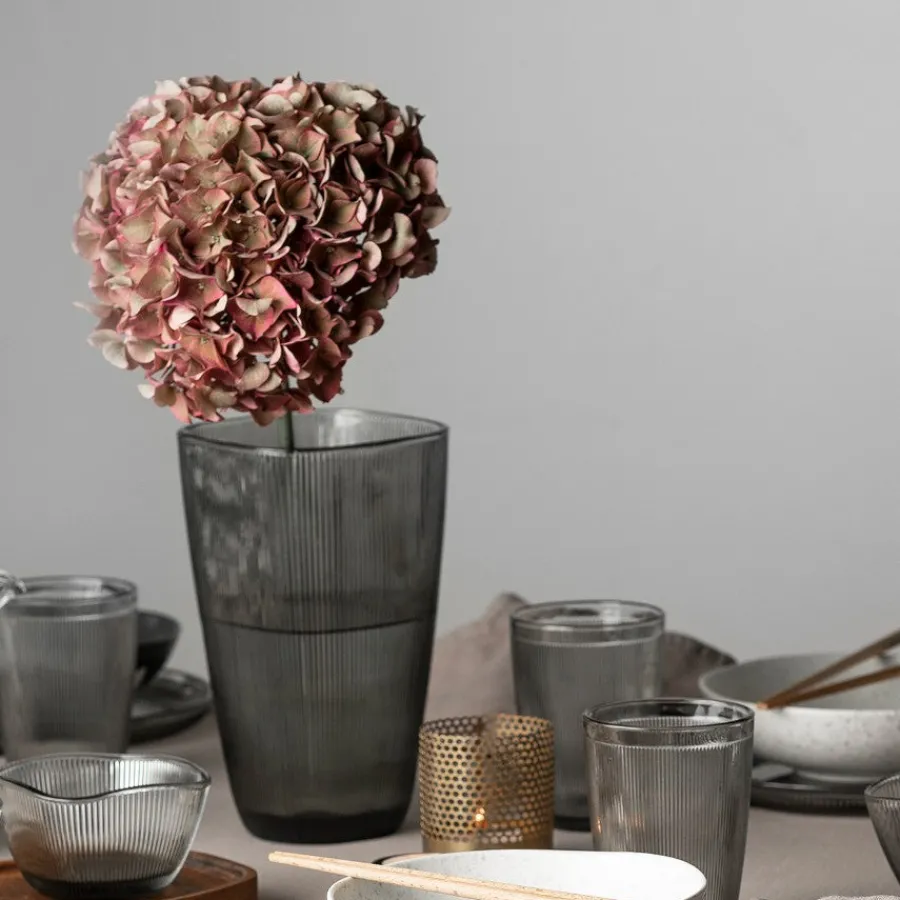 Siri Vase 21cm Røkgrå<HADELAND GLASSVERK Clearance
