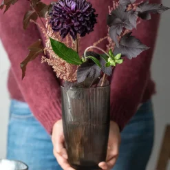 Siri Vase 21cm Røkgrå<HADELAND GLASSVERK Clearance