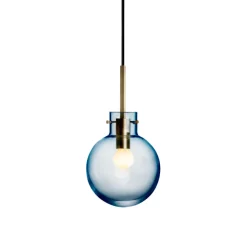 Stålblå Taklampe<HADELAND GLASSVERK Clearance
