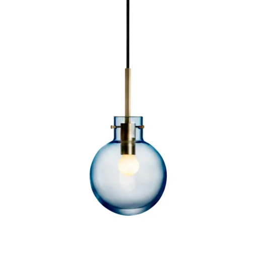 Stålblå Taklampe<HADELAND GLASSVERK Clearance