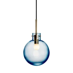 Stålblå Taklampe<HADELAND GLASSVERK Clearance