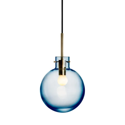 Stålblå Taklampe<HADELAND GLASSVERK Clearance