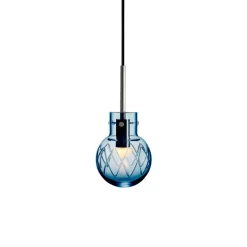 Taklampe Stålblå<HADELAND GLASSVERK Hot