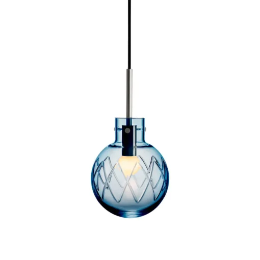 Taklampe Stålblå<HADELAND GLASSVERK Hot