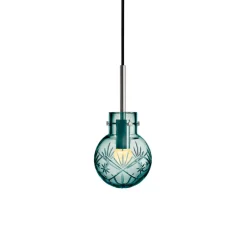 Taklampe Finn Blågrønn<HADELAND GLASSVERK