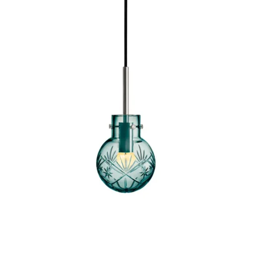 Taklampe Finn Blågrønn<HADELAND GLASSVERK