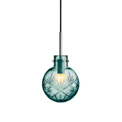 Taklampe Finn Blågrønn<HADELAND GLASSVERK