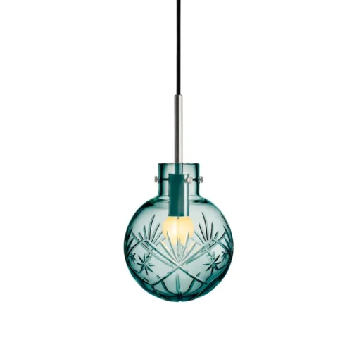 Taklampe Finn Blågrønn<HADELAND GLASSVERK