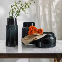 Tindre Vase Røkgrå 38,7cm<HADELAND GLASSVERK Online