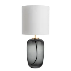Vega Bordlampe Røkgrå<HADELAND GLASSVERK New