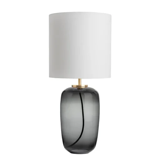 Vega Bordlampe Røkgrå<HADELAND GLASSVERK New