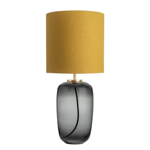 Vega Bordlampe Røkgrå<HADELAND GLASSVERK New