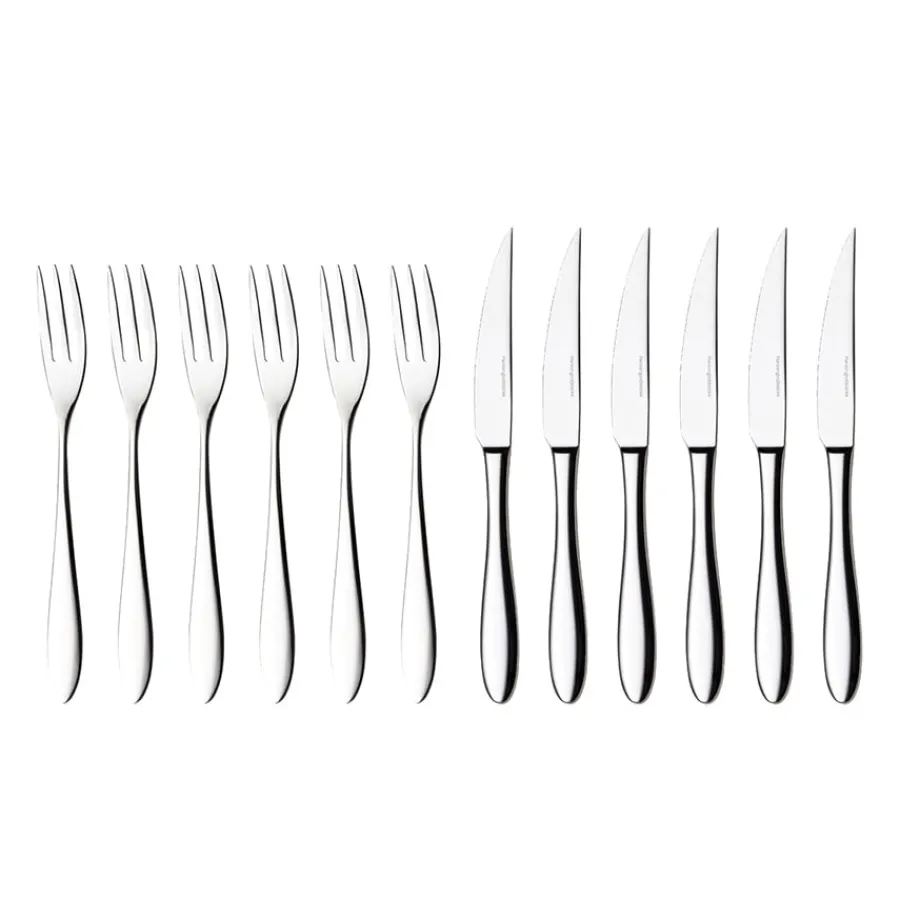 Fjord Biffbestikk 6 Pers<HARDANGER BESTIKK Hot