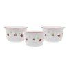 Juletid Skåler 3pk<CHRISTIANIA 1739 Hot