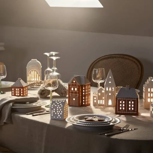 Kähler Gingerbread Lyshus Medium Brun<KÄHLER DESIGN Outlet