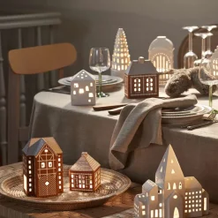 Kähler Gingerbread Lyshus Medium Brun<KÄHLER DESIGN Outlet
