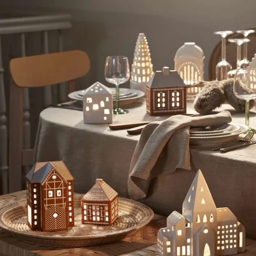 Kähler Gingerbread Lyshus Medium Brun<KÄHLER DESIGN Outlet