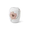Kähler Hammershøi Poppy Vase 21cm Hvit m/Dekor<KÄHLER DESIGN New