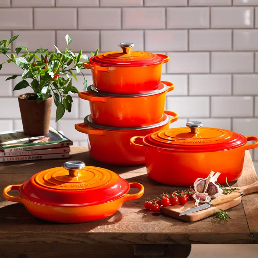 Støpejernsgryte 5,3L/26cm Volcanic<LE CREUSET Outlet