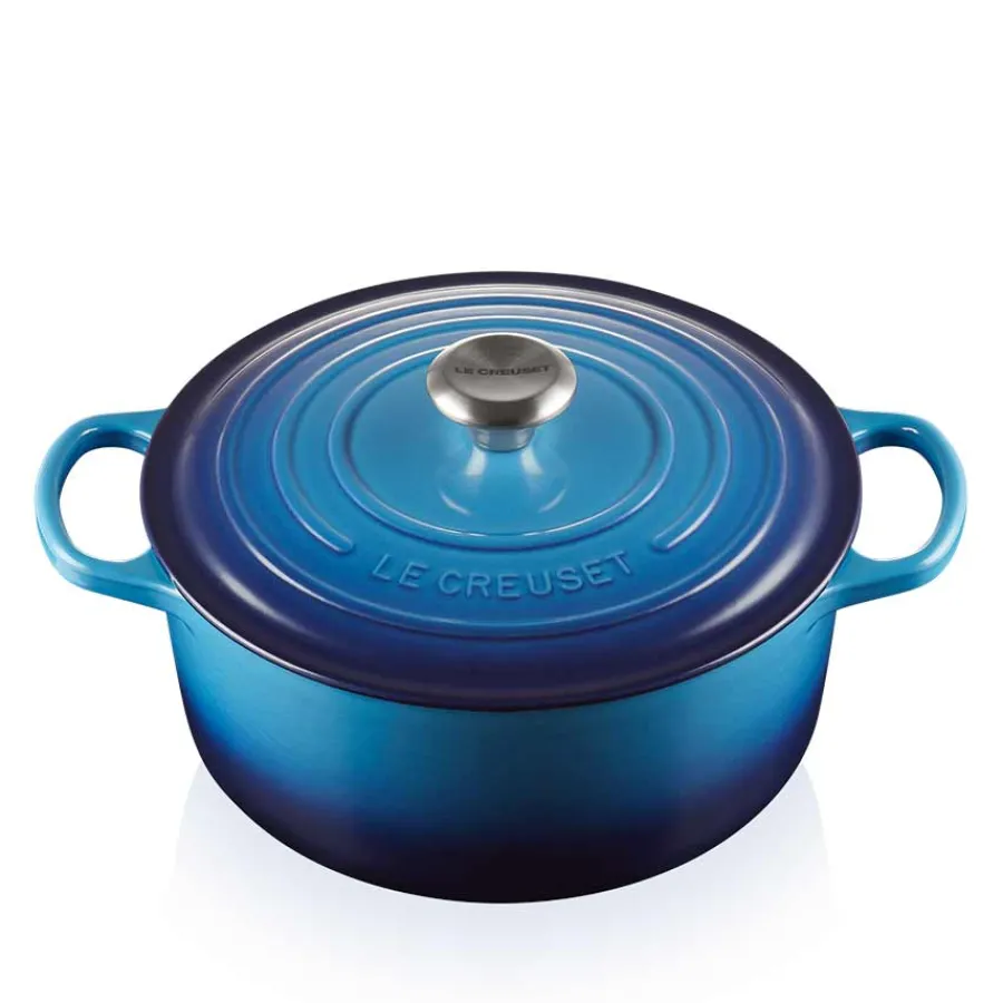 Støpejernsgryte 5,3L/26cm Azure<LE CREUSET Online