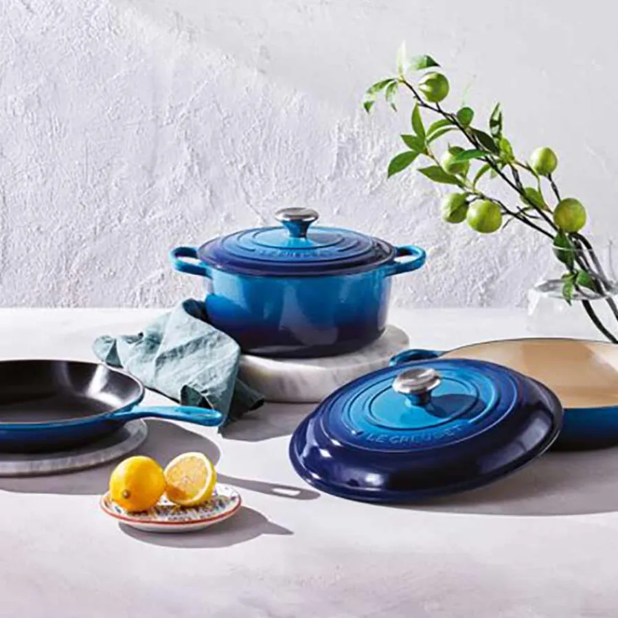 Støpejernsgryte 5,3L/26cm Azure<LE CREUSET Online